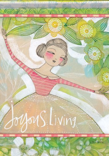Joyous Living Inspirational Garden Flag