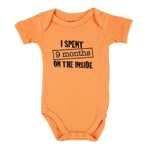 Luvable Friends Baby Sayings Bodysuit – Wild Boy, Inside, 3-6 Months