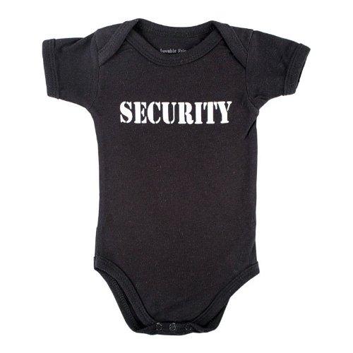 Luvable Friends Baby Sayings Bodysuit – Wild Boy, Security, 9-12 Months