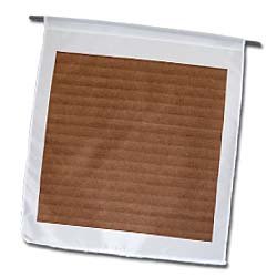 Corrugated cardboard photo – texture photography – brown grunge – cheap unusual funny offbeat humor – 12 X 18 Inch Garden Flag