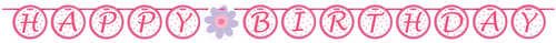 Creative Converting Tutu Much Fun Happy Birthday Ribbon Banner