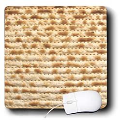 InspirationzStore Judaica – Matzah bread texture photo – for passover pesach – funny Jewish humor – humorous matzo Judaism food – Mouse Pads