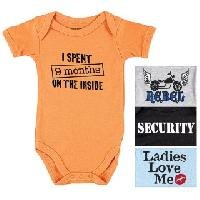 Luvable Friends Baby Sayings Bodysuit – I Just Spent 9 months on the Inside, 3-6 months