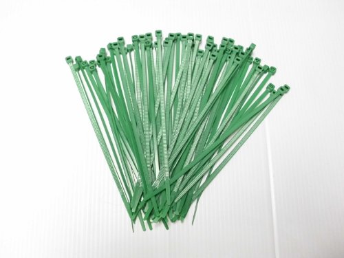 Joy Fish 8″ Heavy Duty Nylon Cable Ties, 50 lb Test, 100 PC, Green