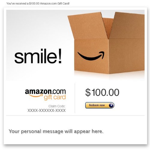 Amazon Gift Card – E-mail – Smile!