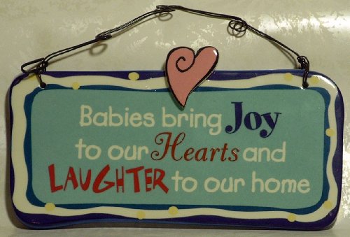 Ganz “Babies bring Joy to our Hearts and LAUGHTER to our home”