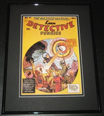 Keen Detective Funnies #20 Framed Cover Photo Poster 11×14 Official Repro