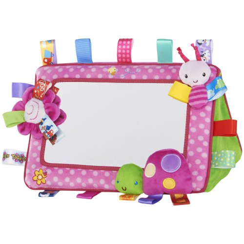 Taggies Plushie Mirror Toy, Tag N Smile
