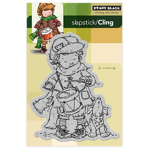 Penny Black 40-181 joyful noise,Cling Rubber Stamp