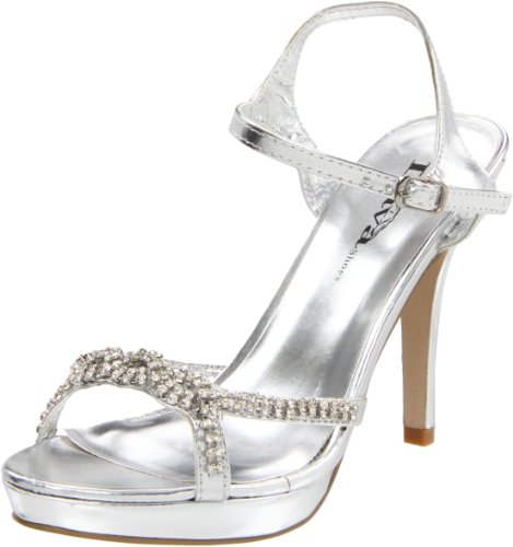 Lava Women’s Joy Platform Sandal,Silver,8 M US