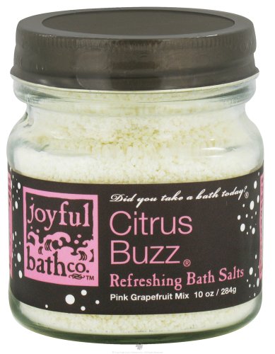 Joyful Bath Citrus Buzz Refreshing Bath Salts, Pink Grapefruit, 10 Ounce Joyful Bath Citrus Buzz Refreshing Bath Salts, Pink Grapefruit, 10 Ounce