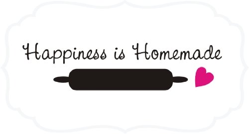 Vinyl Kitchen Decal Quote…happiness Is Homemade