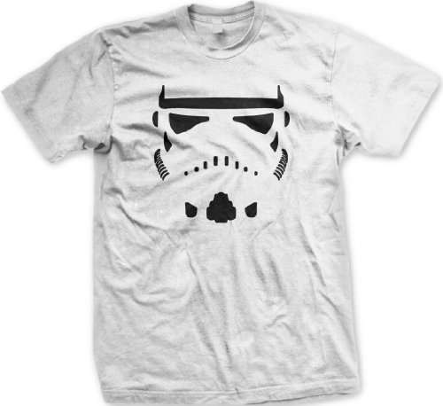 Stormtrooper T-shirt, Storm Trooper Men’s Funny Shirts, XX-Large, White