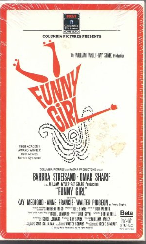 Funny Girl [Beta Format Video Tape] (1968) Barbra Streisand; Omar Sharif; Kay Medford