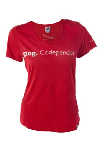 “Dog Codependent” Women’s Fashion Fit Short-sleeved V-neck Tee (Women’s Small) “Dog Codependent” Women’s Fashion Fit Short-sleeved V-neck Tee (Women’s Small)