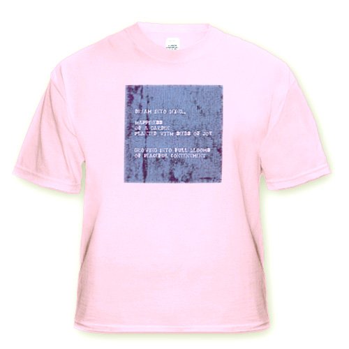 Blue Tie Dye Happiness Poem Inspirational Quotes Poetry – Light Pink Infant Lap-Shoulder Tee (18M)