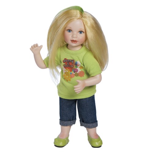 Marie Osmond Doll 9″ Standing Love And Laughter Keepsake – Green