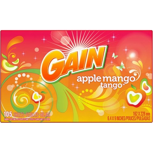 Gain Joyful Expressions Dryer Sheets-Apple Mango Tango-105 count