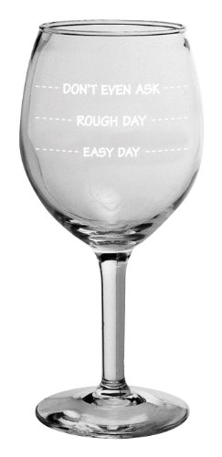 Don’t Even Ask Wine Glass– Measuring Wine Glass– Funny High Quality Wine Glass!