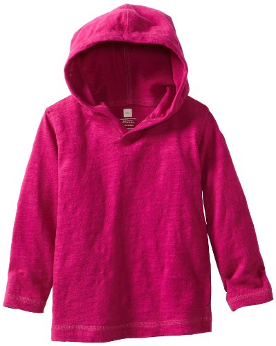 Tea Collection Baby-Girls Infant Happy Hoodie, Fruit Punch, 12-18 Months