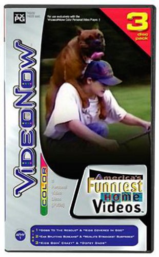 Videonow Color America’s Funniest Home Videos 3 Personal Video Disc PVD Pack