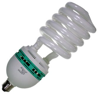 Full Spectrum Light Bulb – Alzo 85 Watt Compact Fluorescent Cfl – 5500K- Alzo Joyous Light Daylight Pure White Light – 4250 Lumins
