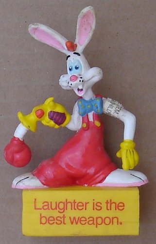 Roger Rabbit On A Soap Box PVC Figure Laughter Is The Best Weapon
