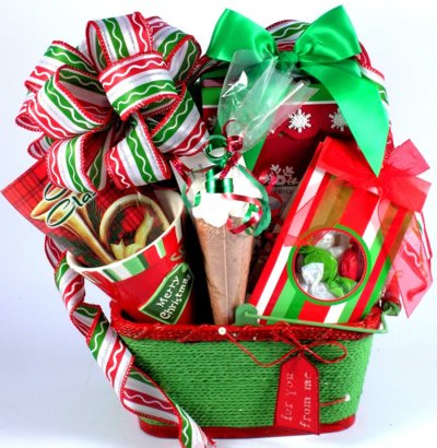 Joyous Holiday Gourmet | Christmas Gift Basket of Delicious Holiday Sweets and Treats