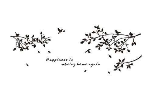 Dreamfly Removable Wall Decor-Happiness Is Being Home Again