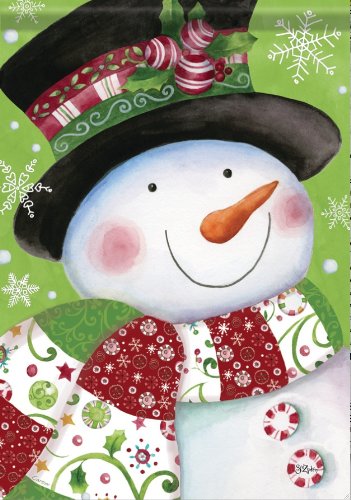 “Joyful Snowman” Double-Sided 13″x18″ Christmas Garden Flag