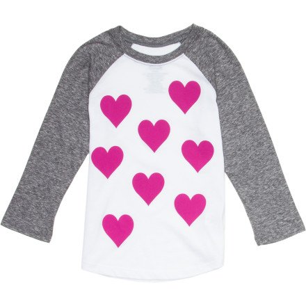 Billabong You Make Me Happy Shirt – Long-Sleeve – Girls’ Athletic Grey, M(10/12)