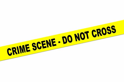 Big Mouth Toys Crime Scene Caution Tape, 50-Feet Roll