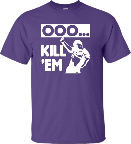XX-Large Purple Adult Ooo Kill Em Ooh Kill Em Funny Viral Video T-Shirt