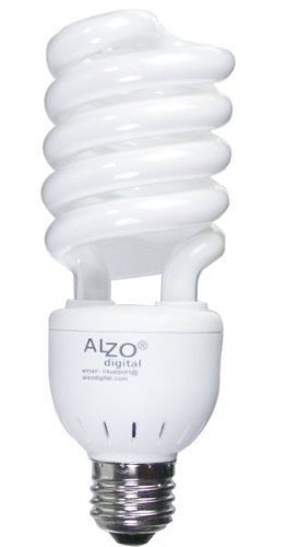 Full Spectrum Light Bulb – Alzo 27 Watt Photo Compact Fluorescent Cfl – 5500K- Alzo Joyous Light Daylight Pure White Light – 1300 Lumens Full Spectrum Light Bulb – Alzo 27 Watt Photo Compact Fluorescent Cfl – 5500K- Alzo Joyous Light Daylight Pure White Light – 1300 Lumens