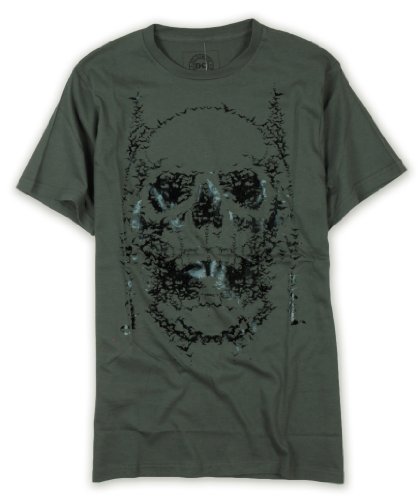 Marc Ecko Mens Happy Fliday Batman Graphic T-Shirt – charcoal -