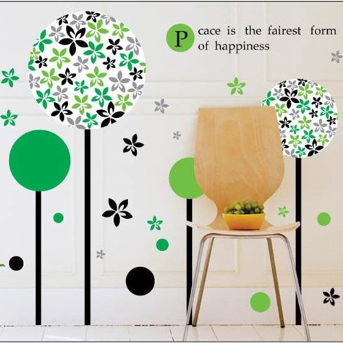 Toprate(TM)Pandora Tree,Quote Pcace is the Fairest form of happiness,Wallpaper Wall Sticker Decals PVC Vinly Removable Wall Decal For Room Living Room Toprate(TM)Pandora Tree,Quote Pcace is the Fairest form of happiness,Wallpaper Wall Sticker Decals PVC Vinly Removable Wall Decal For Room Living Room
