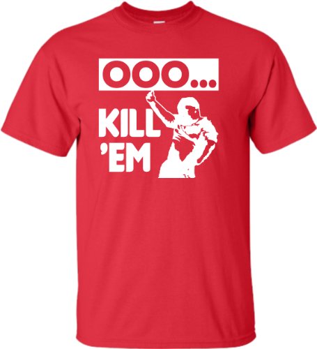 Medium Red Adult Ooo Kill Em Ooh Kill Em Funny Viral Video T-Shirt
