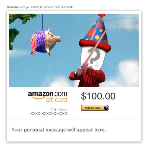 Amazon Video Gift Card – E-mail – The Birthday Pinata