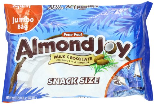 Almond Joy Snack Size Bars, 20.1 Ounce Jumbo Bag