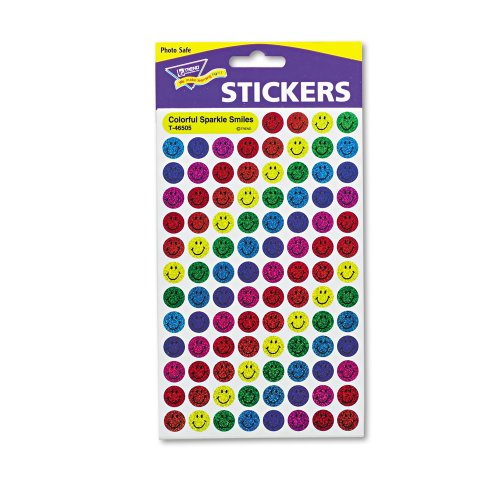 Colorful Sparkle Smiles Stickers Value Pack (1300 Stickers)