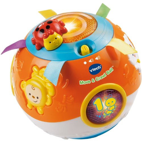 VTech Move and Crawl Ball, Orange
