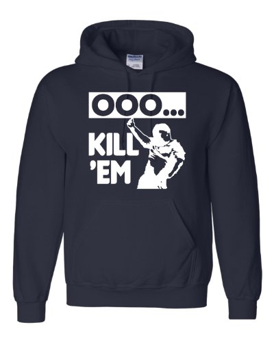 Large Navy Blue Adult Ooo Kill Em Ooh Kill Em Funny Viral Video Sweatshirt Hoodie