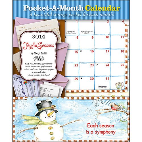 Joyful Season 2014 Pocket Wall Calendar