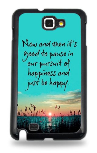 Happiness Quotes Samsung Galaxy Note 2 Case – Hard Shell Cell Phone Case