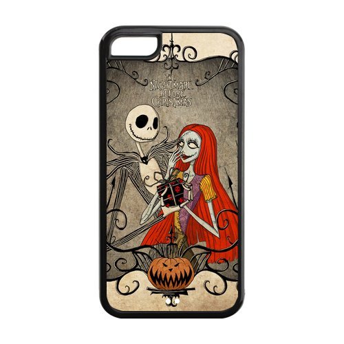 Funny Picture Jack Skellington IPhone 5C Hard Cover Case Of The Nightmare Before Christmas