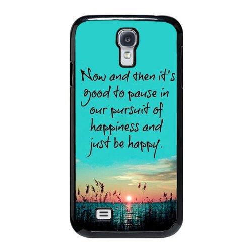 Happiness Quotes Samsung Galaxy S4 Case – Hard Shell Cell Phone Case