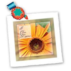 Framed I Choose Happiness Flower Inspirational Quotes – 6×6 Inch Quilt Square