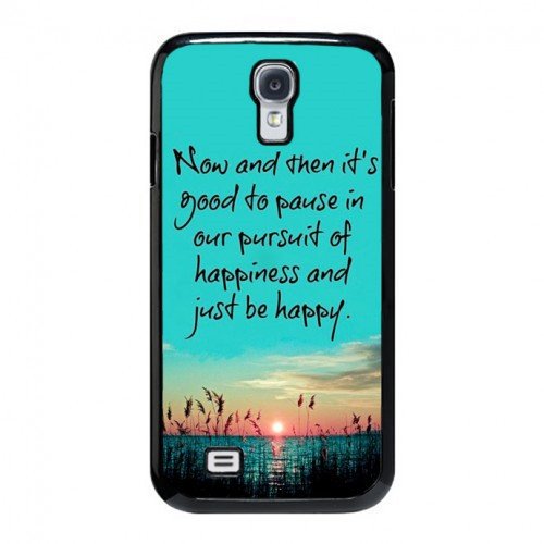HOT CASE SALE ON Guooneshop!Happiness Quotes Samsung Galaxy S4 Case – Hard Plastic Cell Phone Case