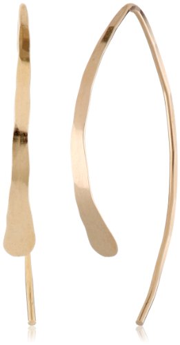 Melissa Joy Manning 14k Yellow Gold Wishbone Earrings