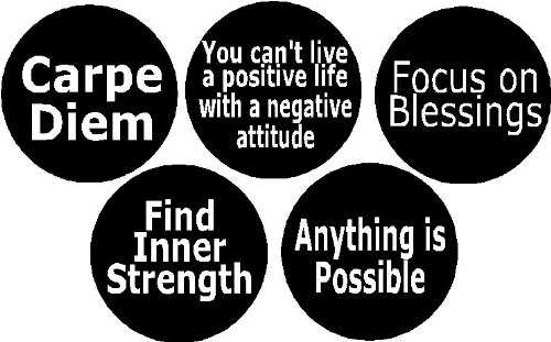 Set of 5 Inspirational Life Quotes Happiness 1.25″ Pinback Buttons Pins / Badges – Set #9 (Proverbs, Sayings) Set of 5 Inspirational Life Quotes Happiness 1.25″ Pinback Buttons Pins / Badges – Set #9 (Proverbs, Sayings)